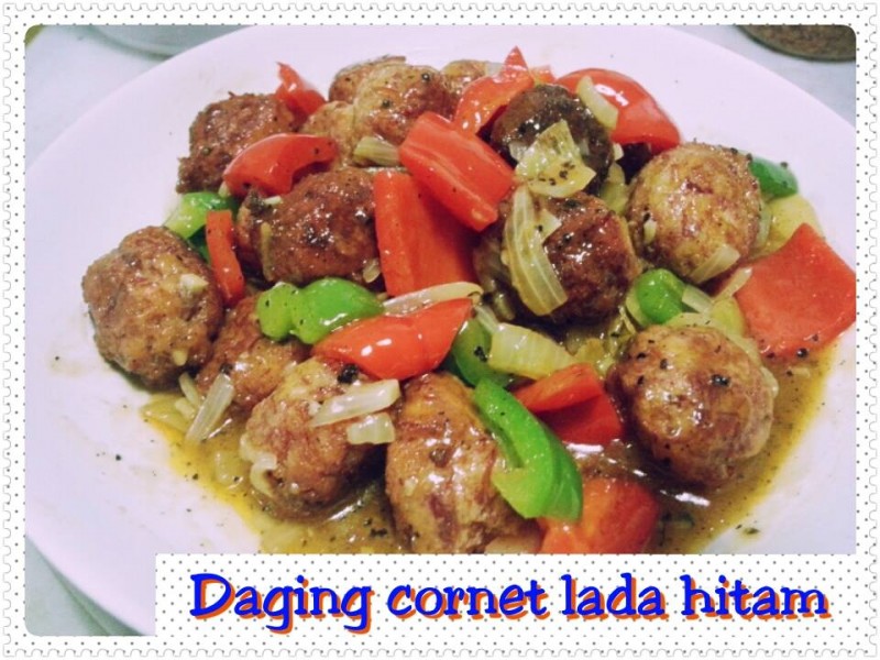 Resep Masakan Daging Kornet Lada Hitam Dapur Yuli